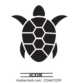 Turtle icon isolated on white background.