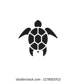 Turtle icon isolated on white background, vector illustration