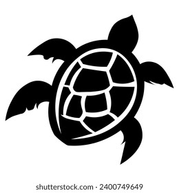 Turtle icon isolated on white background