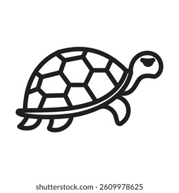 turtle icon Line Art Logo set