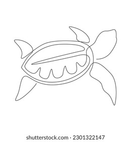 Turtle icon logo design illustration