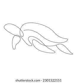 Turtle icon logo design illustration
