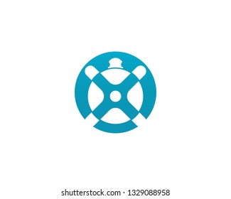 Turtle icon logo design vector