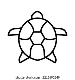 Turtle Icon Logo Design Vector Template Illustration Sign And Symbol Pixels Perfect