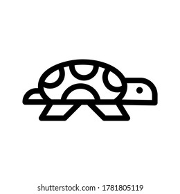 Turtle icon or logo isolated sign symbol vector illustration - high quality black style vector icons
