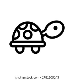 Turtle icon or logo isolated sign symbol vector illustration - high quality black style vector icons
