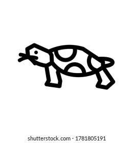 Turtle icon or logo isolated sign symbol vector illustration - high quality black style vector icons
