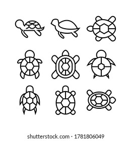 turtle icon or logo isolated sign symbol vector illustration - Collection of high quality black style vector icons
