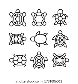 turtle icon or logo isolated sign symbol vector illustration - Collection of high quality black style vector icons
