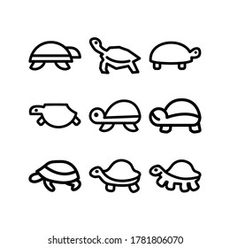 turtle icon or logo isolated sign symbol vector illustration - Collection of high quality black style vector icons
