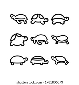 turtle icon or logo isolated sign symbol vector illustration - Collection of high quality black style vector icons
