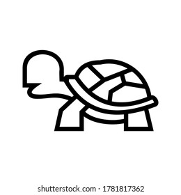 turtle icon or logo isolated sign symbol vector illustration - high quality black style vector icons
