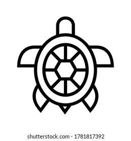 turtle icon or logo isolated sign symbol vector illustration - high quality black style vector icons
