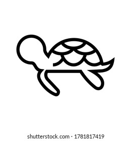 turtle icon or logo isolated sign symbol vector illustration - high quality black style vector icons
