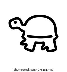 turtle icon or logo isolated sign symbol vector illustration - high quality black style vector icons

