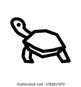 turtle icon or logo isolated sign symbol vector illustration - high quality black style vector icons
