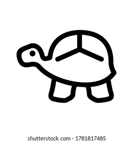turtle icon or logo isolated sign symbol vector illustration - high quality black style vector icons
