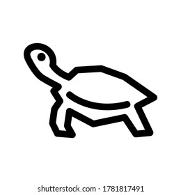 turtle icon or logo isolated sign symbol vector illustration - high quality black style vector icons
