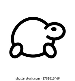 turtle icon or logo isolated sign symbol vector illustration - high quality black style vector icons
