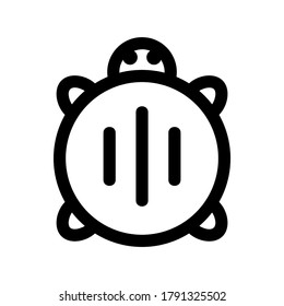 turtle icon or logo isolated sign symbol vector illustration - high quality black style vector icons
