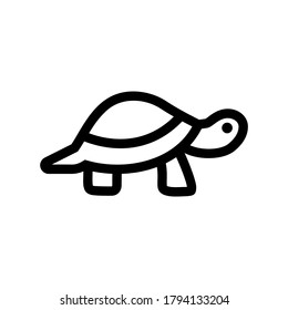 turtle icon or logo isolated sign symbol vector illustration - high quality black style vector icons
