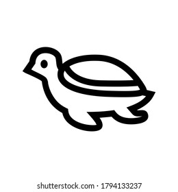 turtle icon or logo isolated sign symbol vector illustration - high quality black style vector icons
