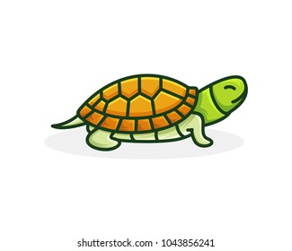 turtle icon logo template vector illustration