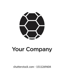 Turtle icon logo vector black