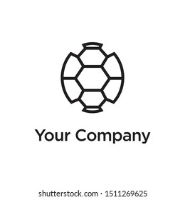 Turtle icon logo vector black