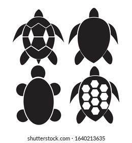 turtle icon logo vector design