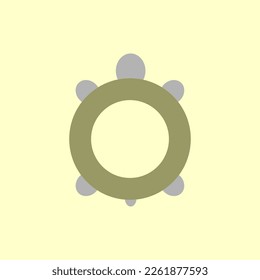 Turtle icon logo vector design