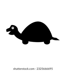 Turtle icon on white background.