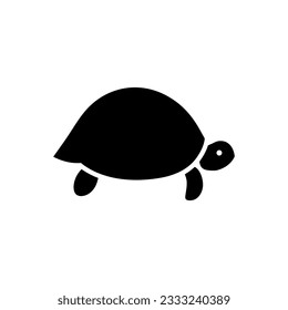 Turtle icon on white background