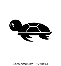 turtle icon on white background