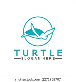 Turtle icon, Sea turtle vector illustration, Logo for buttons, websites, mobile apps and other design needs
