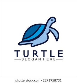 Turtle icon, Sea turtle vector illustration, Logo for buttons, websites, mobile apps and other design needs