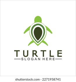 Turtle icon, Sea turtle vector illustration, Logo for buttons, websites, mobile apps and other design needs