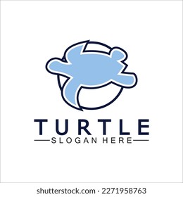 Turtle icon, Sea turtle vector illustration, Logo for buttons, websites, mobile apps and other design needs