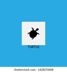 turtle icon sign signifier vector