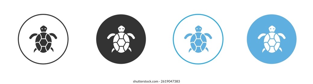 Turtle icon simple flat vector icon pack