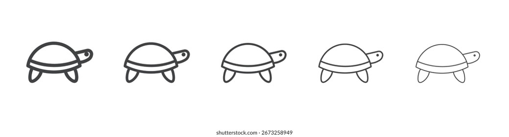turtle icon simple illustration collection symbol