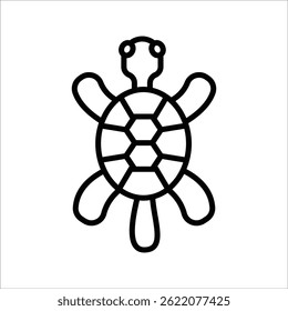Turtle icon. Simple turtle icon for social media, app and web design. Vector illustration.