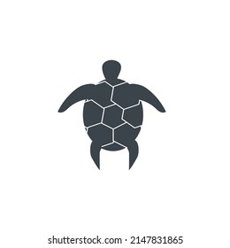 Turtle icon stock illustration on white background