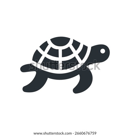 Turtle icon. Symbol, logo illustration.