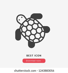 turtle icon vector