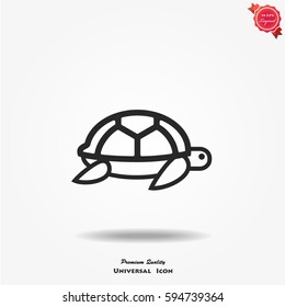 Turtle icon vector