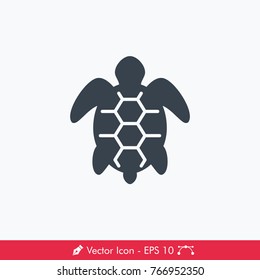 Turtle Icon / Vector