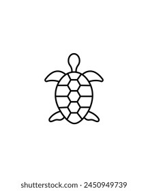 turtle icon, vector best line icon.