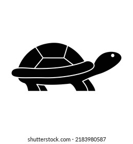 Turtle icon vector design template.