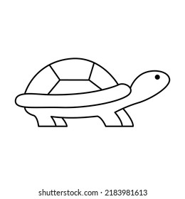 Turtle icon vector design template.